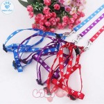 Dây Đeo Ngực Cho Chó Bản Mảnh Màu Sắc Bắt Mắt