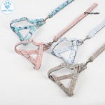 Dây Đeo Ngực Cho Chó Bản Mảnh Màu Sắc Bắt Mắt