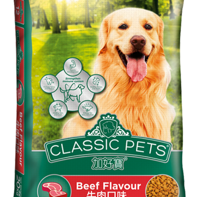 Thức ăn hạt  Classic Pets hương vị bò