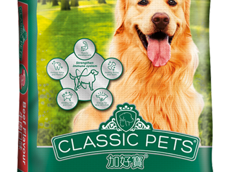 Thức ăn hạt  Classic Pets hương vị bò
